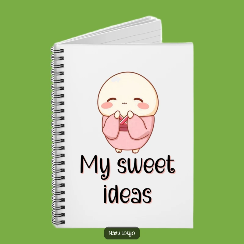 Funny Mochi Kimono Notebook - Jot Down Thoughts with Grace!